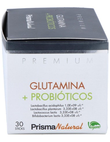 Glutamina + Probioticos 30Sticks de Prisma Natural