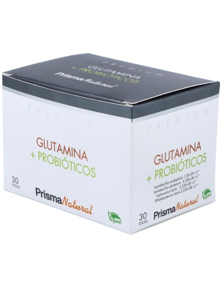 Glutamina + Probioticos 30Sticks de Prisma Natural