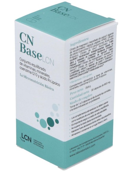 Cn Base 30Cap.Veg. de Lcn