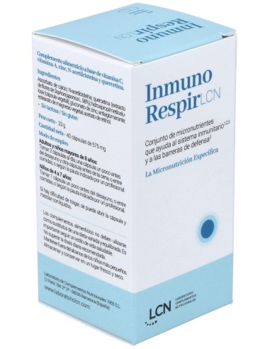 Inmunorespir 40Cap.Veg. de Lcn