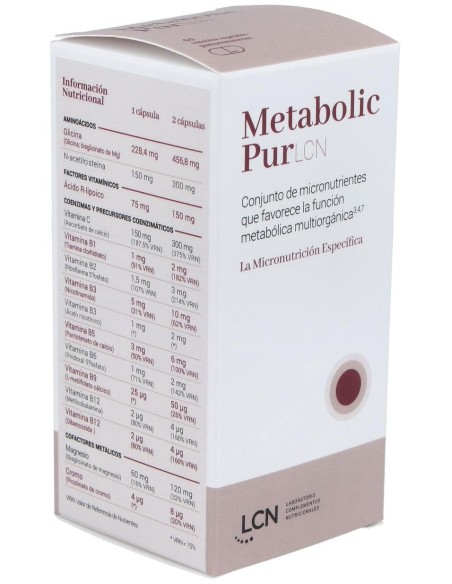 Metabolic Purlcn 60Cap. de Lcn