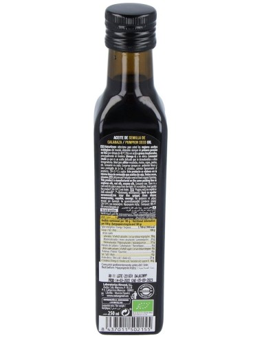 Aceite De Calabaza 1ª Pression Frio 250Ml Bio de Naturgreen