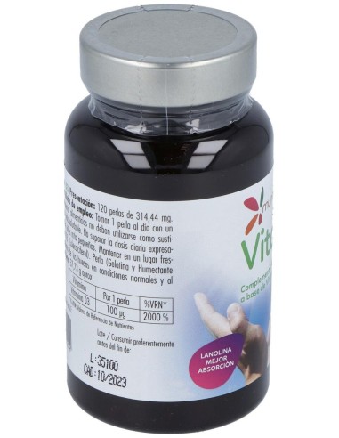 Vita D3 4000Ui 120Perlas de Mundonatural