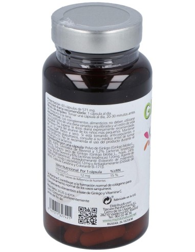 Ginkgotonic 420Mg. 60Cap. de Mundonatural