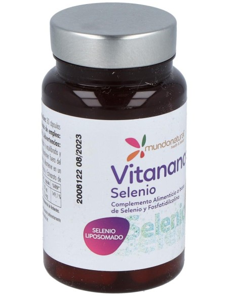 Vitanano Selenio Liposomado 30Cap. de Mundonatural