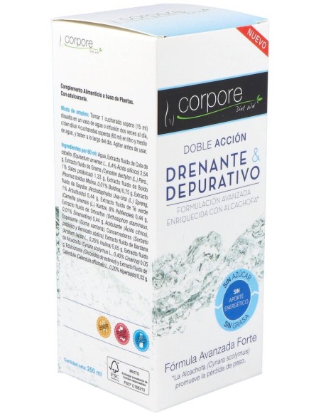 Drenante Y Depurativo 250Ml. Bio de Corpore Diet