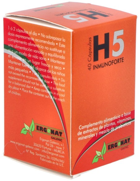 H5 Inmunoforte 40Cap. de Ergonat
