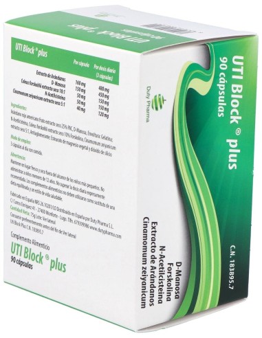 Uti Block Plus 90Cap. de Margan