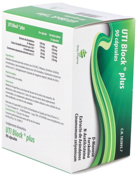 Uti Block Plus 90Cap. de Margan