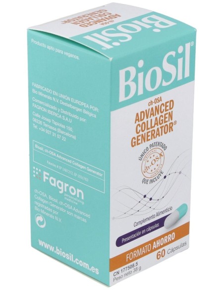 Biosil Generador De Colageno 60Cap. de Biosil