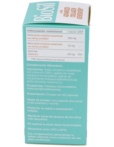 Biosil Generador De Colageno 60Cap. de Biosil