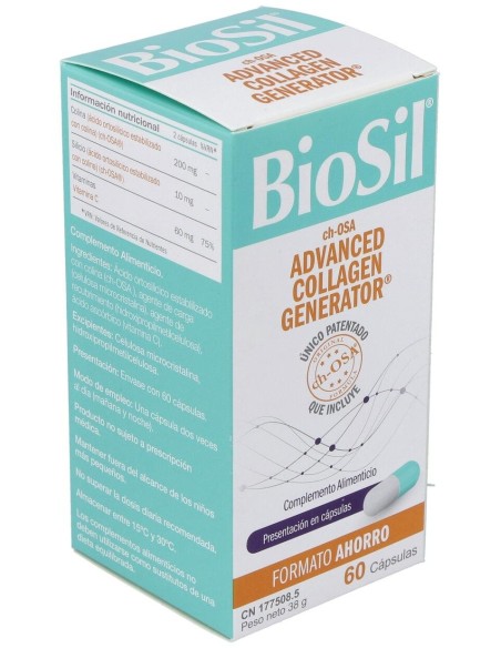 Biosil Generador De Colageno 60Cap. de Biosil
