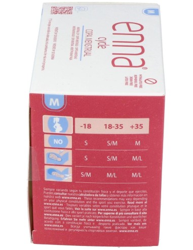 Enna Copa Menstrual (M) 2Copas+Caja Esteril de Enna Cycle