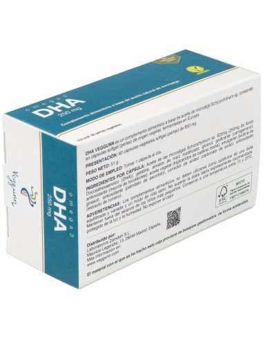 Dha Omega 3 60Cap. de Veggunn