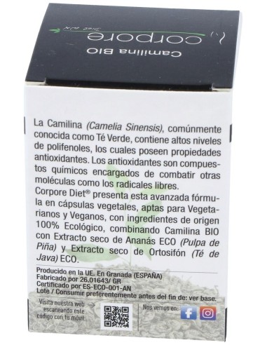 Corpore Protect Camilina 30Cap. Bio de Corpore Diet