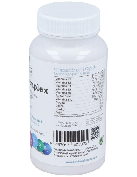 Vita B Complex 60Cap. de Betula
