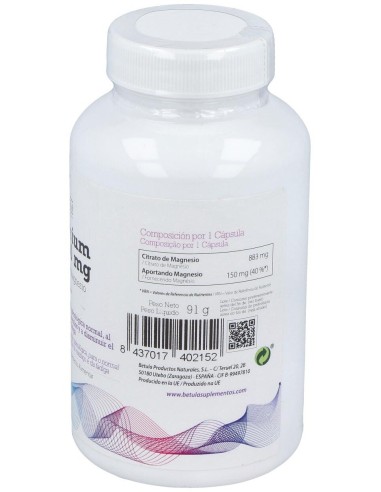 Magnesium 150Mg. 90Cap. de Betula