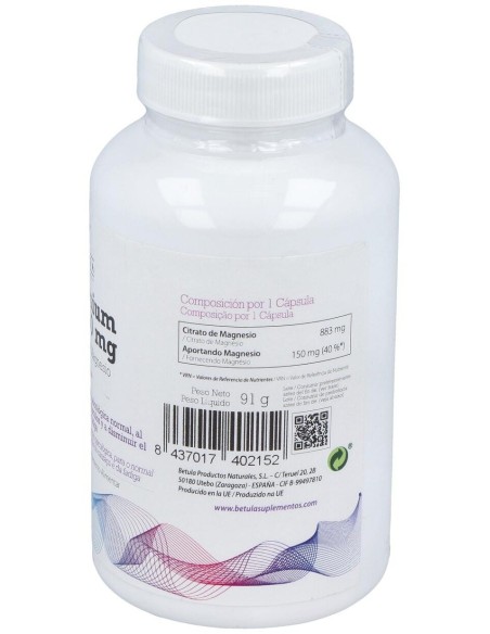Magnesium 150Mg. 90Cap. de Betula