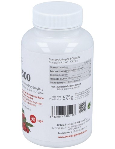 Vita-C 500 90Cap. de Betula