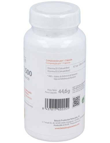 Vita D 2500Ui 90Cap. de Betula