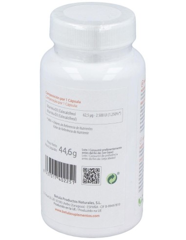 Vita D 2500Ui 90Cap. de Betula