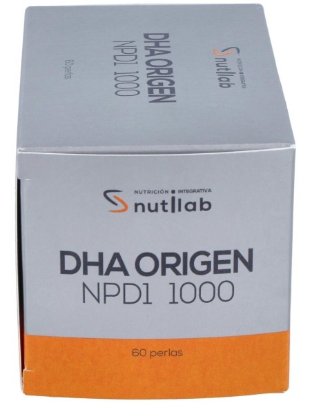 Dha Origen Npd1 1000 Blister 60Perlas. de Nutilab
