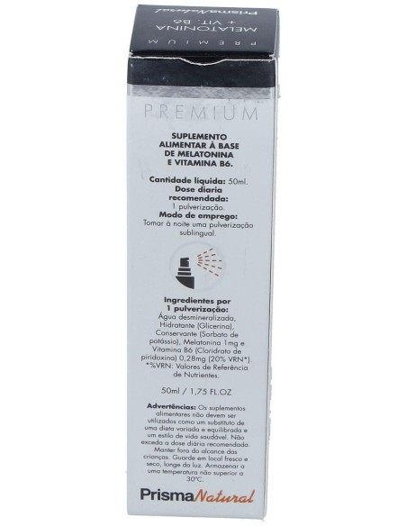 Melatonina + Vit B6 50 Ml Spray Bucal   de Prisma Natural