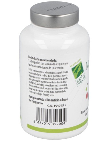 Magnesio 90Cap. de Cien Por Cien Natural