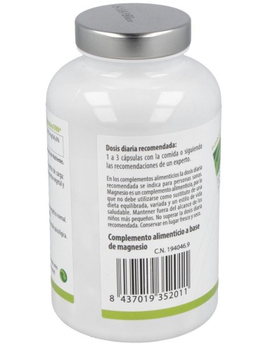 Magnesio 180Cap. de Cien Por Cien Natural