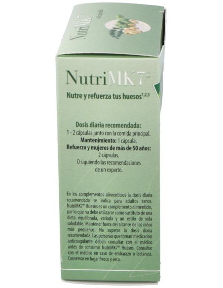 Nutrimk7 Huesos 60Cap. de Cien Por Cien Natural