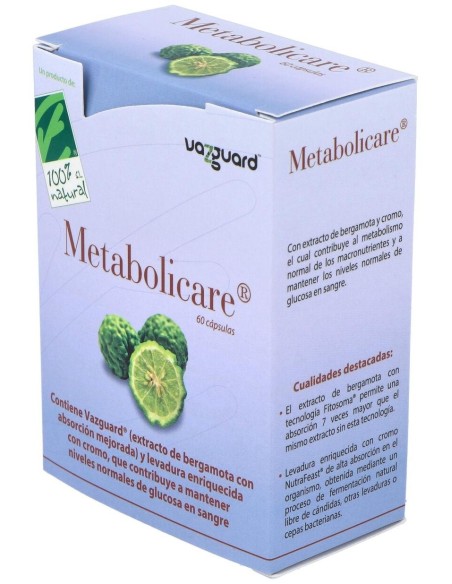 Metabolicare 60Cap. de Cien Por Cien Natural