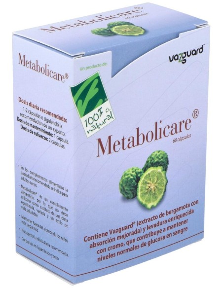 Metabolicare 60Cap. de Cien Por Cien Natural