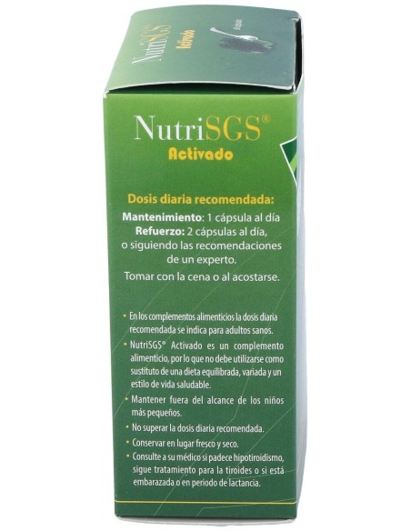 Nutrisgs Activado 60Cap. de Cien Por Cien Natural