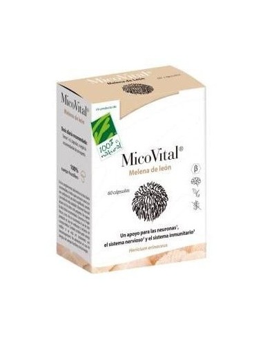 Micovital Melena De Leon 60Cap. de Cien Por Cien Natural
