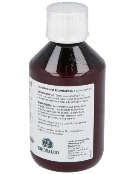 Lipolife Liposomal Coq10 250Ml. de Equisalud