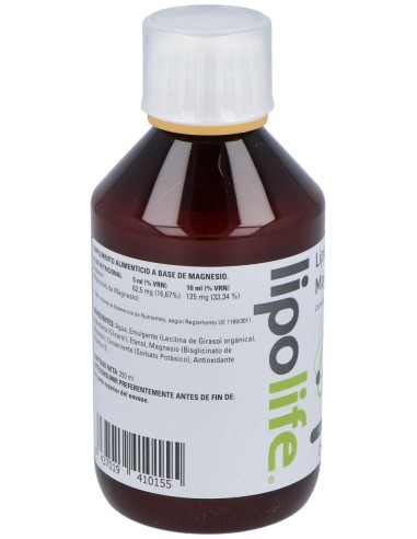 Lipolife Liposomal Magnesio 250Ml. de Equisalud