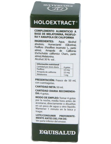 Holoextract Melatonina Sueño 50Ml. de Equisalud