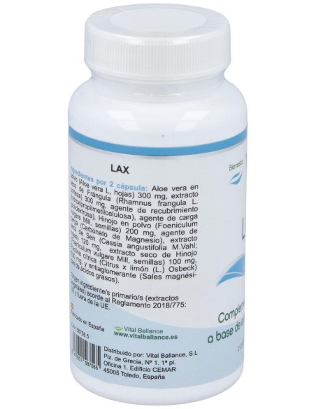 Lax 60Cap. de Vital Ballance