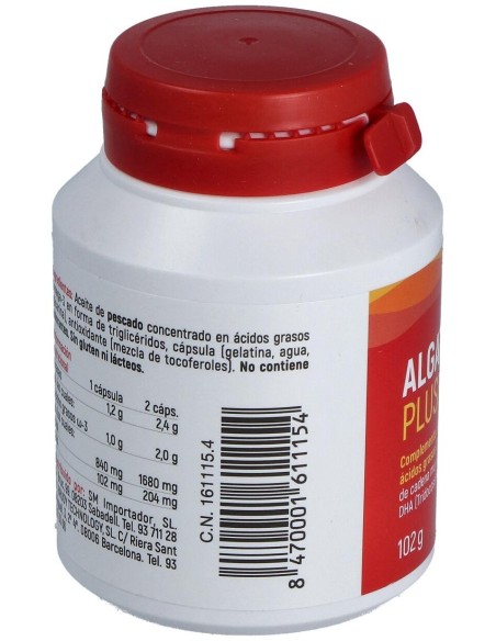 Algatrium Plus 1200 Mg (840 Mg Dha)-60 Perlas de Algatrium