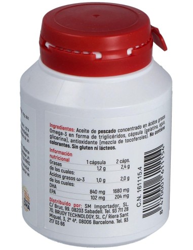 Algatrium Plus 1200 Mg (840 Mg Dha)-60 Perlas de Algatrium