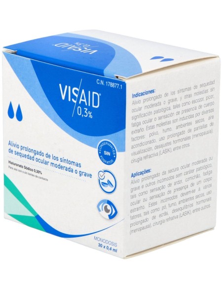 Visaid 0,3% Sequedad Ocular 30Monodosis de Visaid
