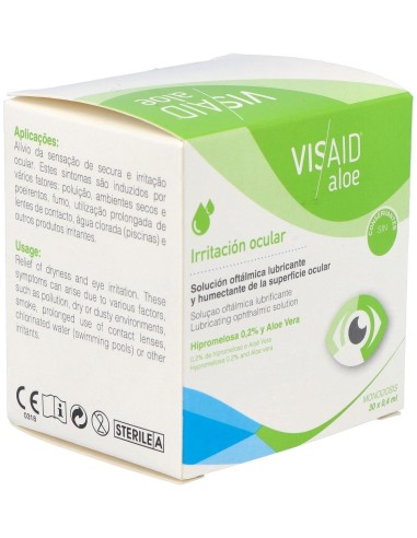 Visaid Aloe Irritacion Ocular 30Monodosis de Visaid