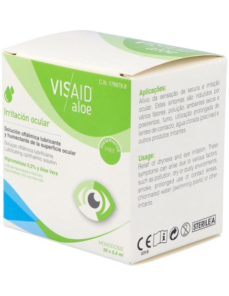 Visaid Aloe Irritacion Ocular 30Monodosis de Visaid