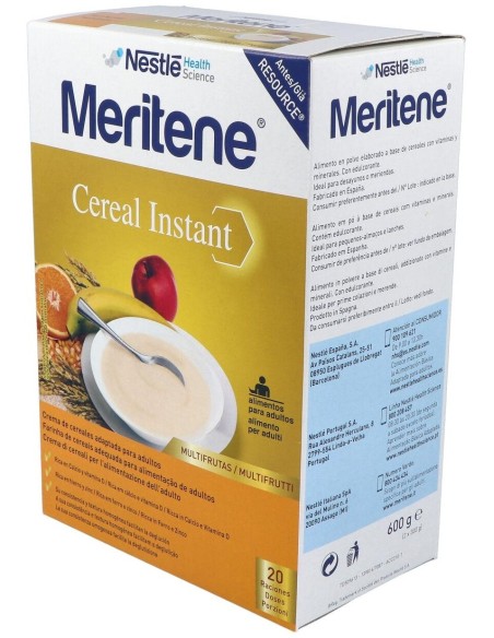 Maritene Cereal Instant Multifrutas 2x300g. de Meritene