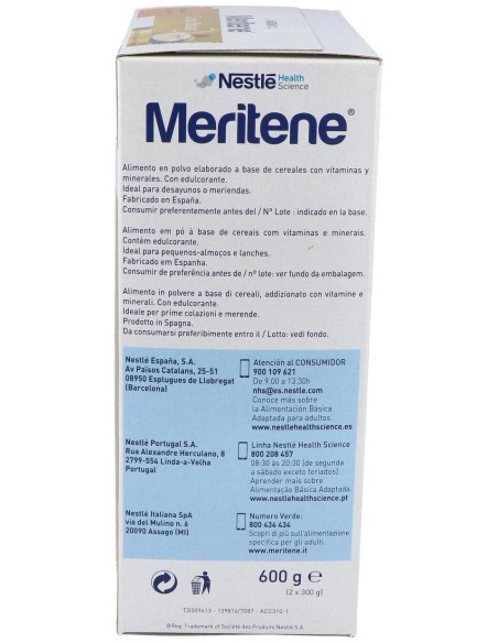 Meritene Cereal Multifrutas 600Gr. de Meritene