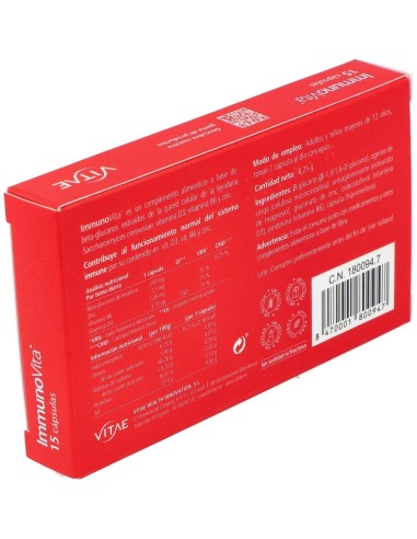 Immunovita 15 cápsulas de Vitae