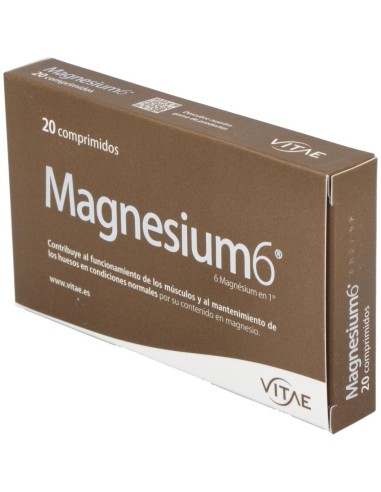 Magnesium6 20 comprimidos    de Vitae