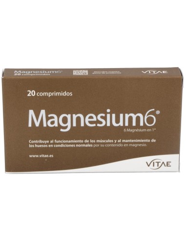 Magnesium6 20 comprimidos    de Vitae