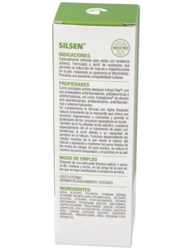 Silsen Crema Piele Acneica 75Ml. de Unipharma
