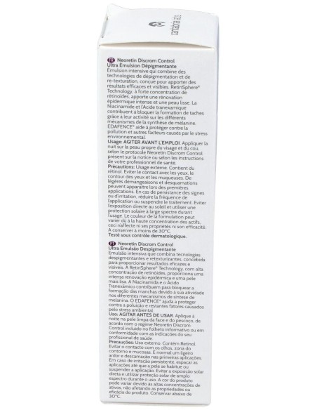 Neoretin Discrom Control Ultra Emulsion Despig 30M de Neoretin